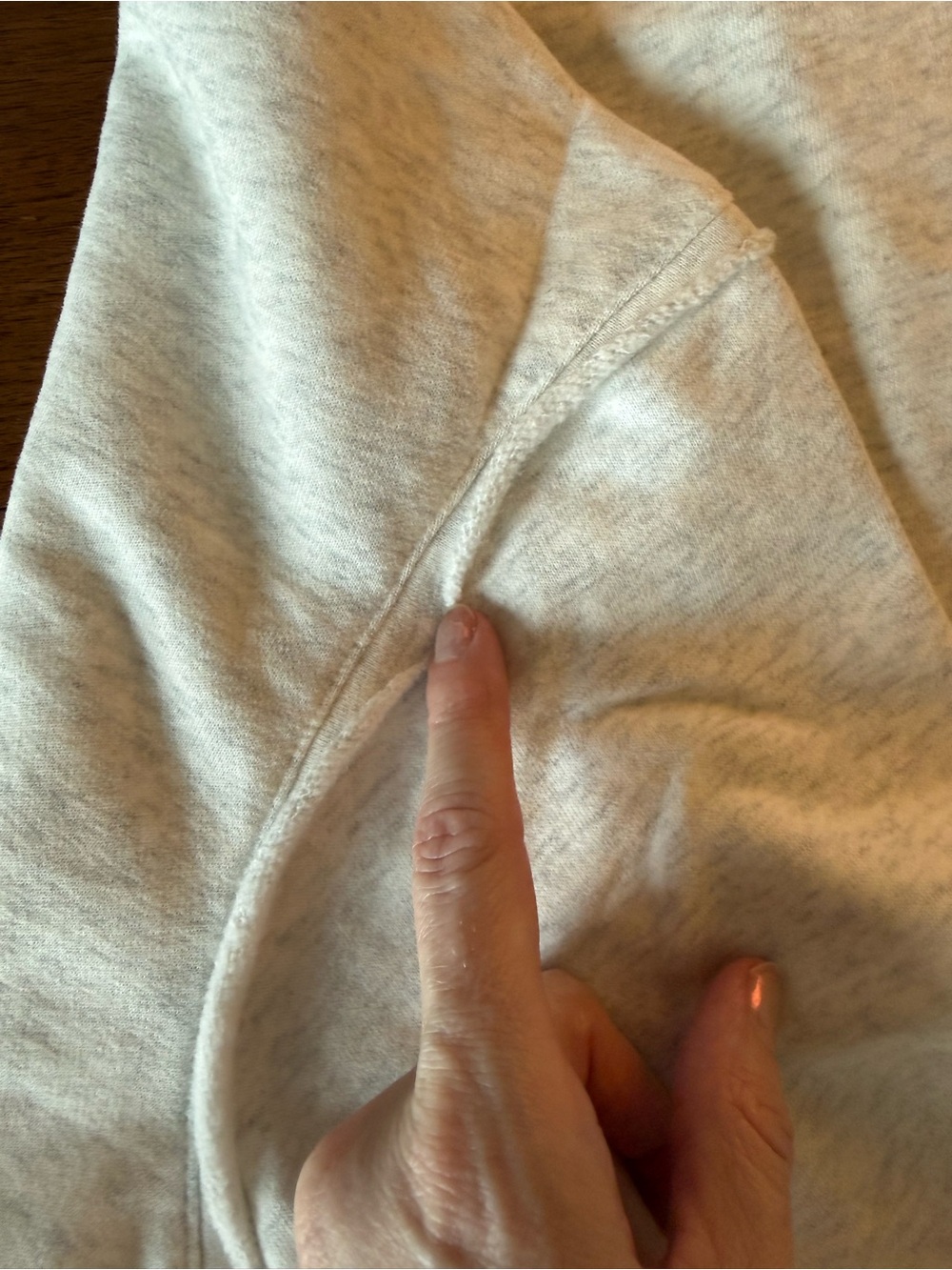 Hem & Thread Gray Pullover with Blush Tulle Tiered Hem - Picture 15 of 15